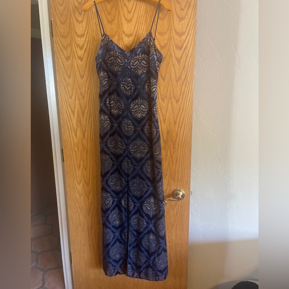 Ralph Lauren blue velvet burn out